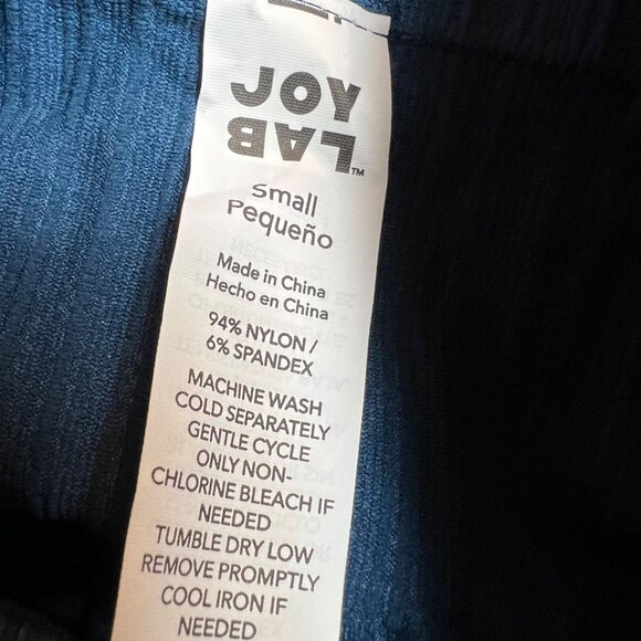 Joy Lab Blue Opal Suede Like Jogger - Picture 9 of 11